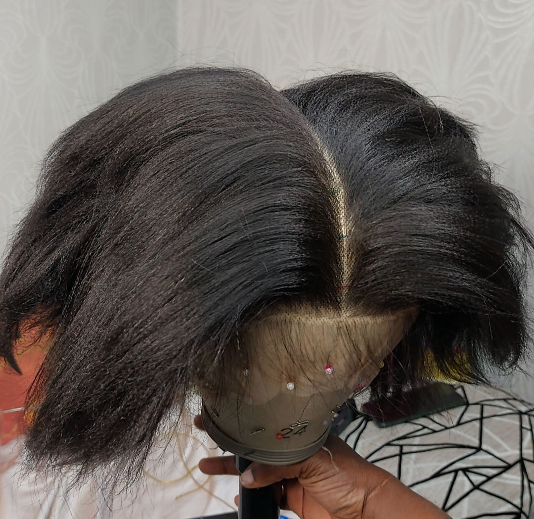 Synthetic Fibre Full Lace Wig For BRAIDERS