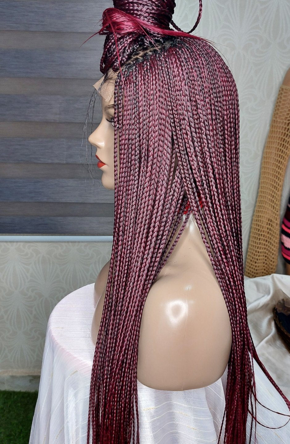 30" JADA Micro knotless | CLOSURE | Col. 1/BURG | READY-TO-SHIP