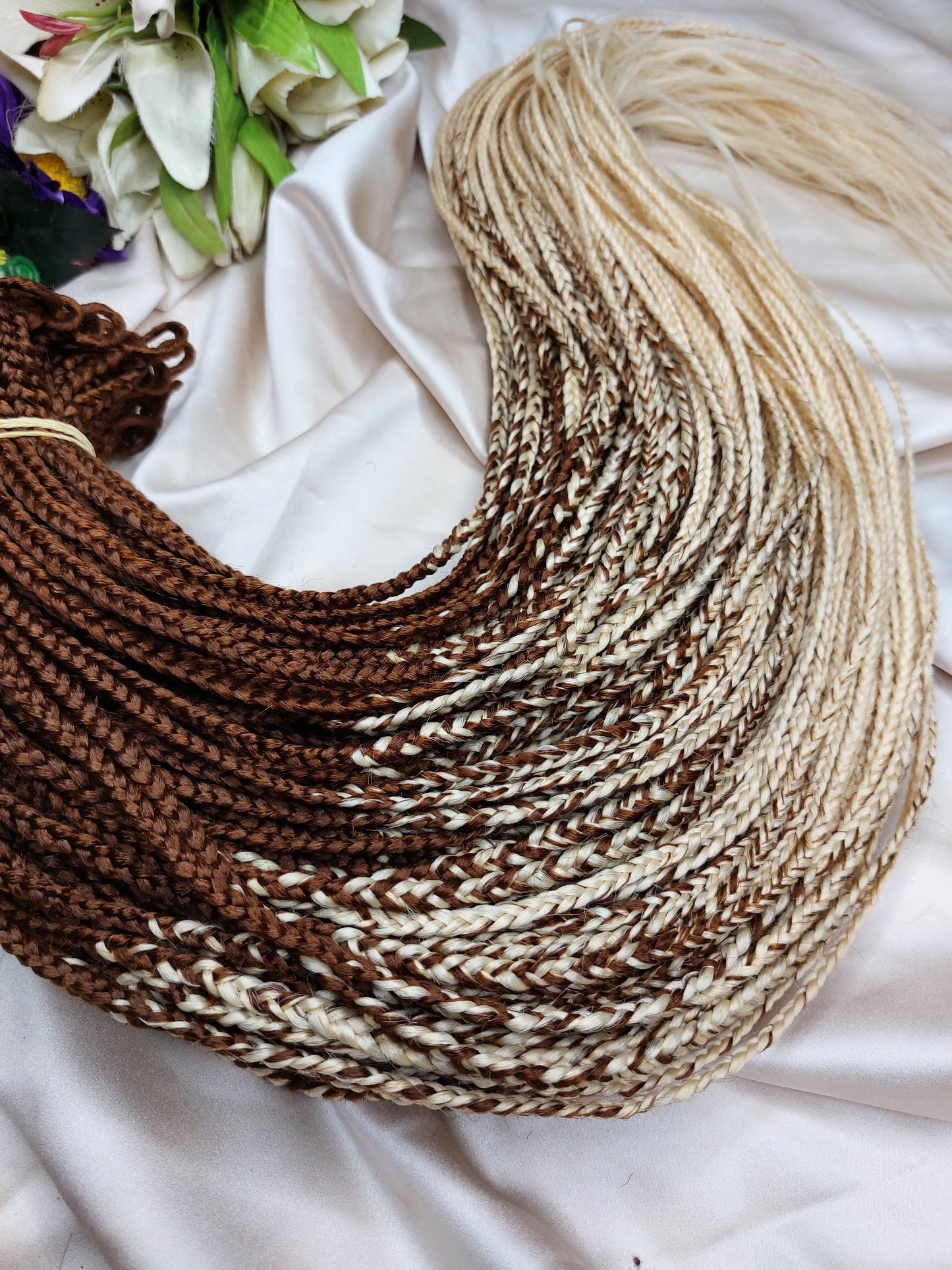 ANNABELLE Maxi Straight || Two-tone (Ombre) braids || Crochet Braids
