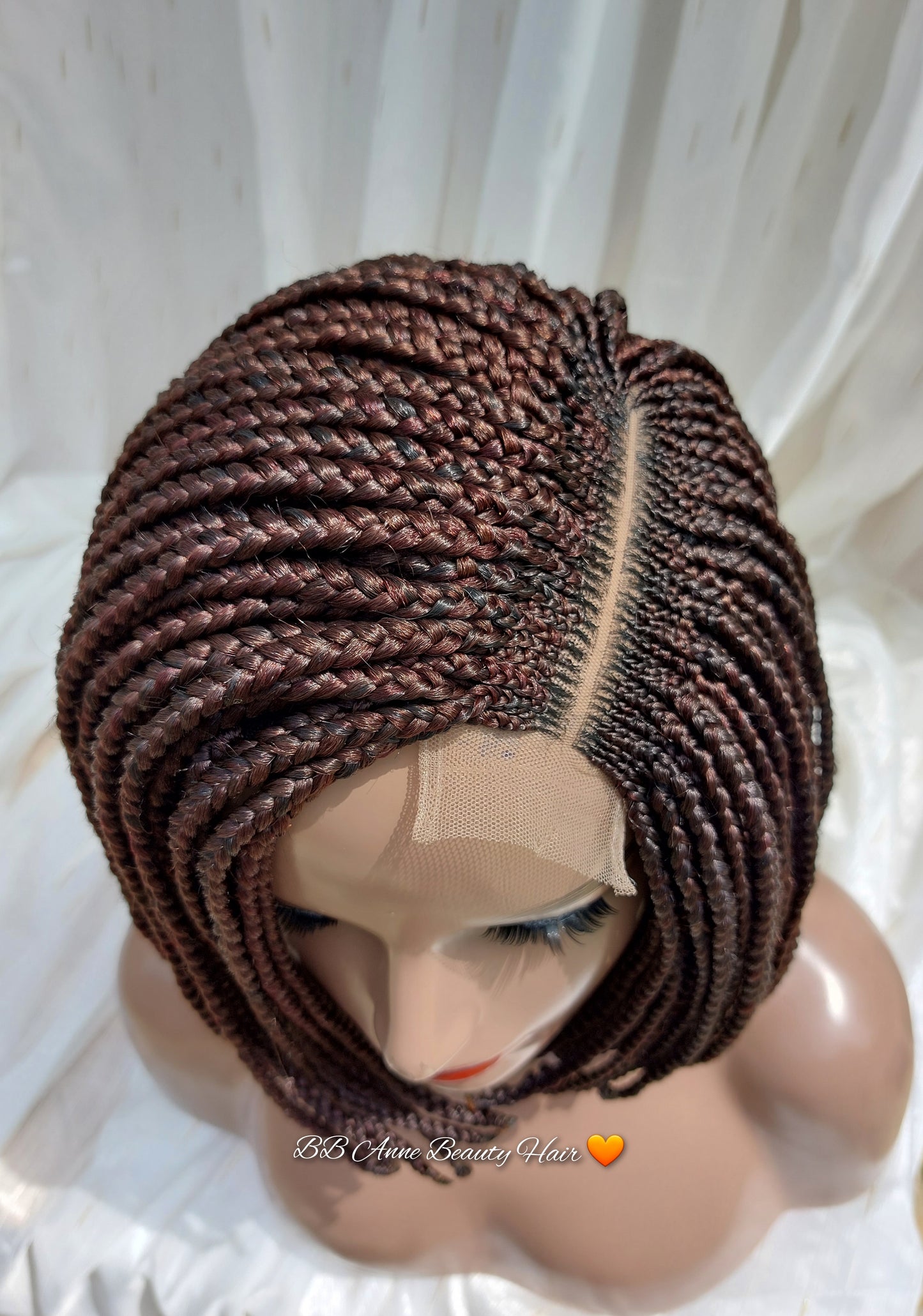 SIDE PART CORNROW BOB | 10"