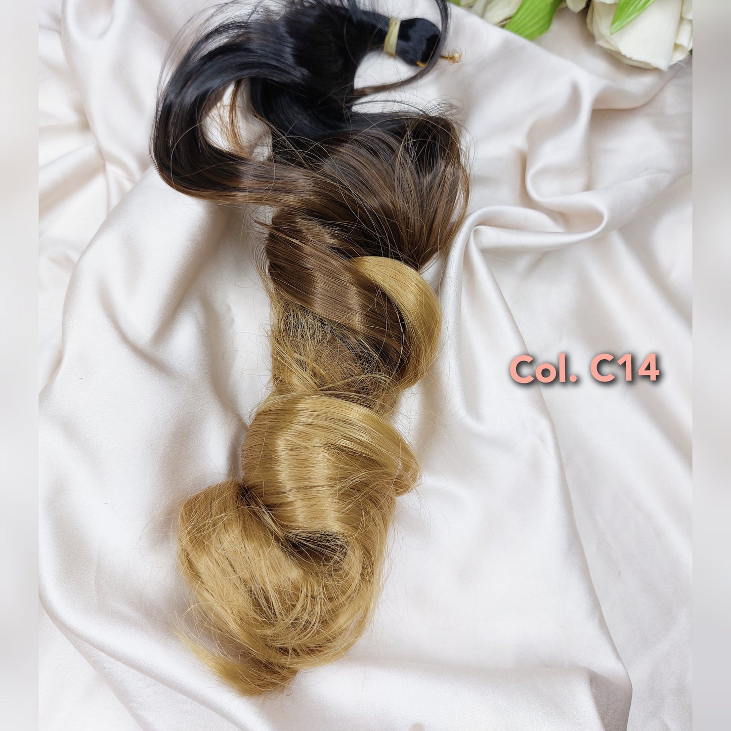 Unbraided SILKY CURLY || Braiding hair (French curl)