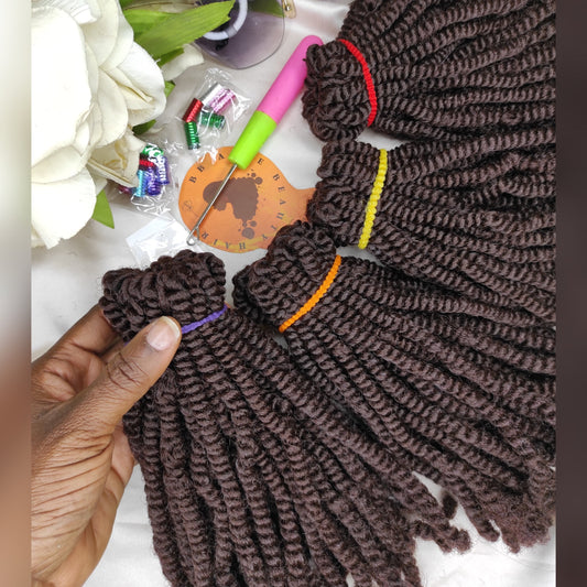 AFRO KINKY TWISTS || Crochet Braids