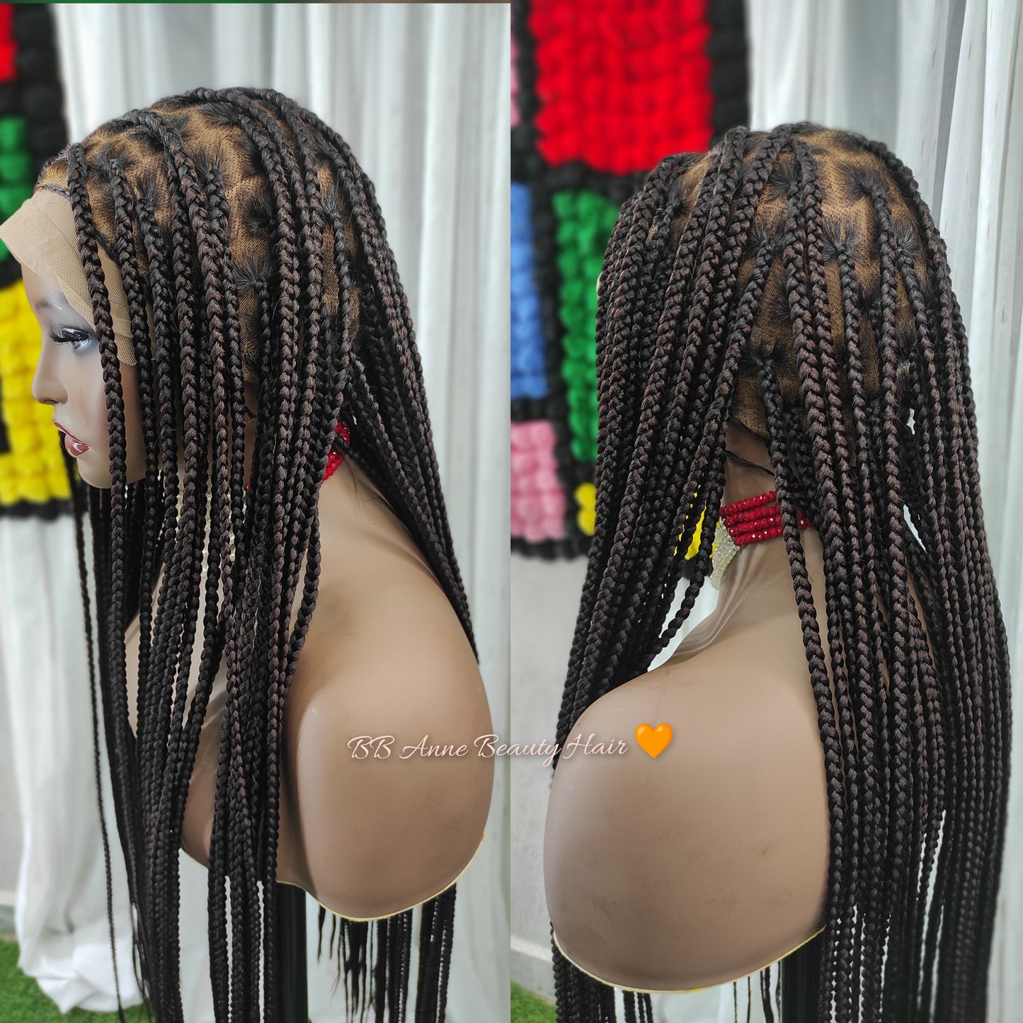 32" MOYEN SANS NŒUD | DENTELLE COMPLÈTE | PRÊT À EXPÉDIER