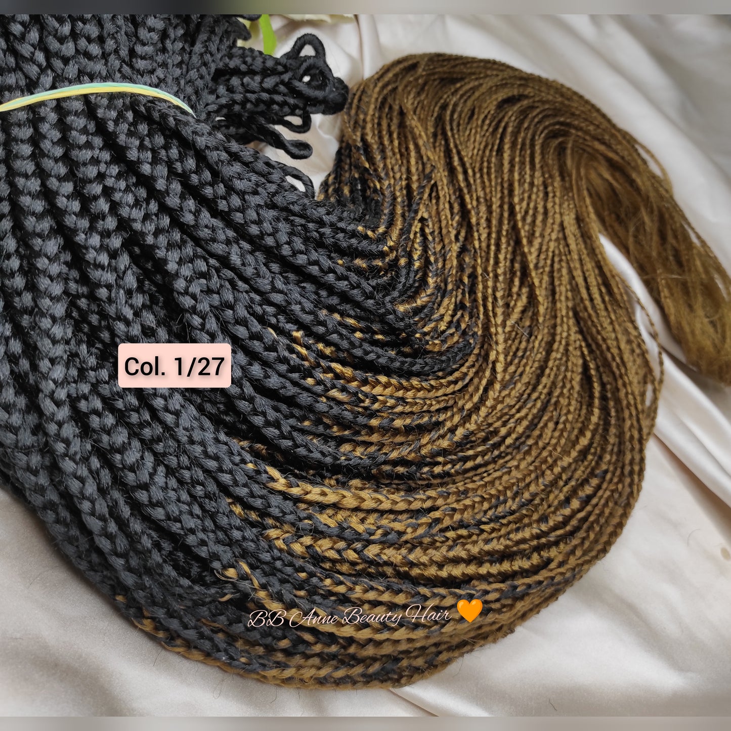 ANNABELLE Maxi Straight || Two-tone (Ombre) braids || Crochet Braids