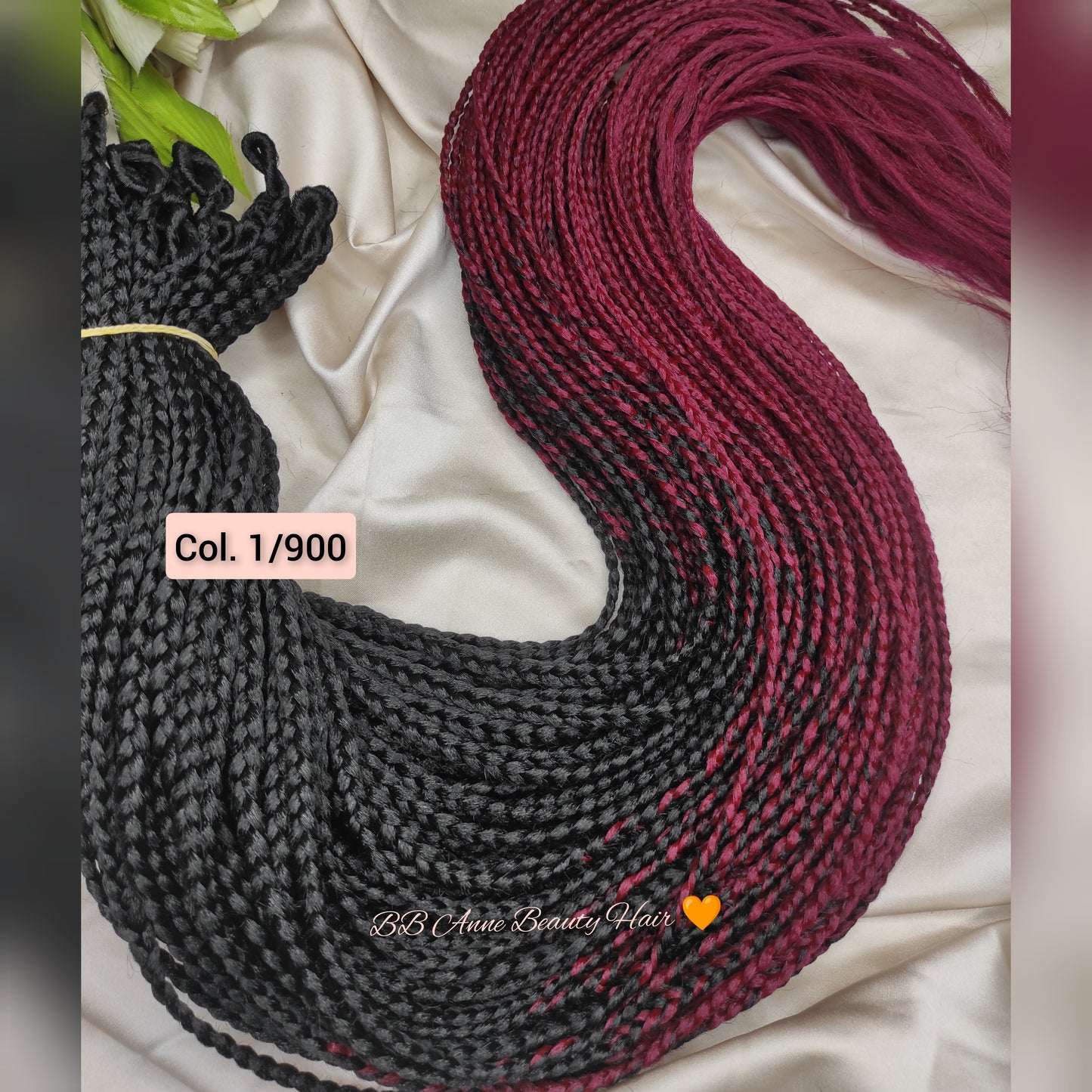 ANNABELLE Maxi Straight || Two-tone (Ombre) braids || Crochet Braids
