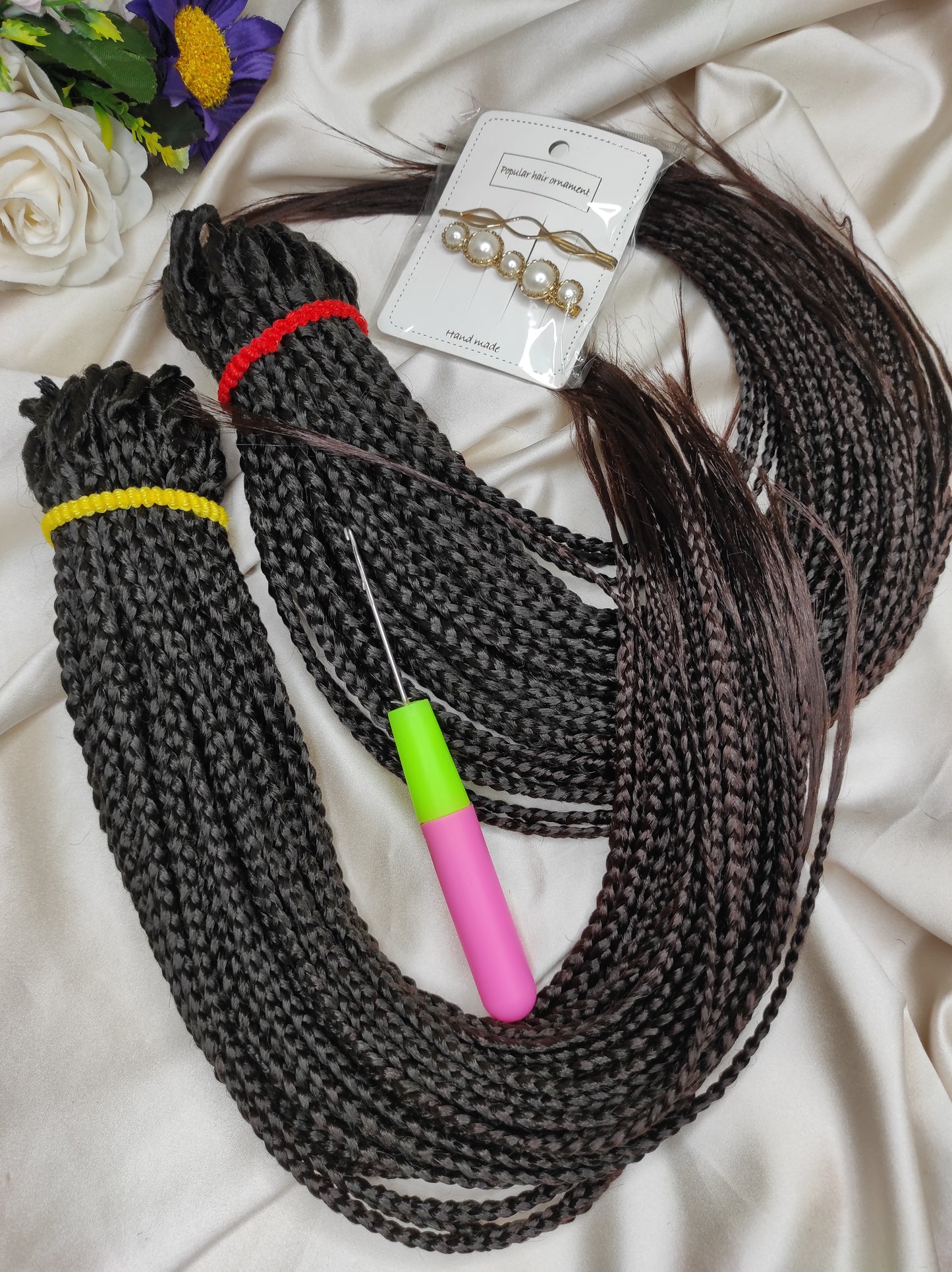 ANNABELLE Maxi Straight || Two-tone (Ombre) braids || Crochet Braids