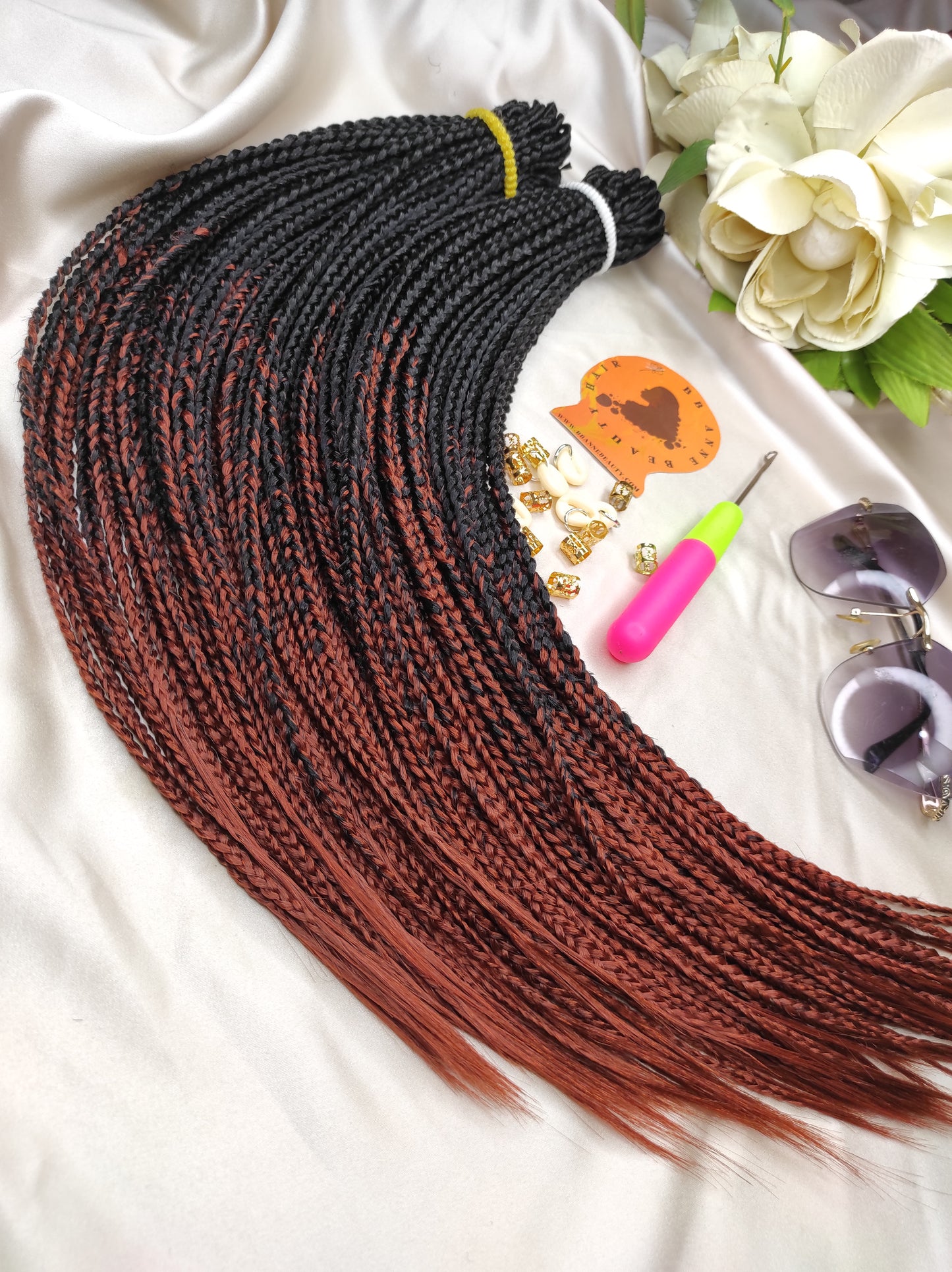 ANNABELLE Maxi Straight || Two-tone (Ombre) braids || Crochet Braids