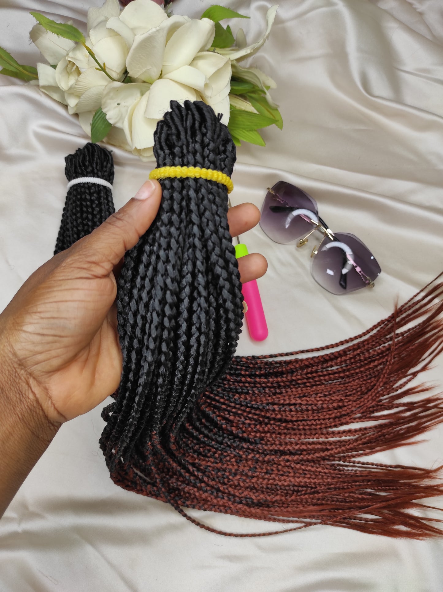 ANNABELLE Maxi Straight || Two-tone (Ombre) braids || Crochet Braids