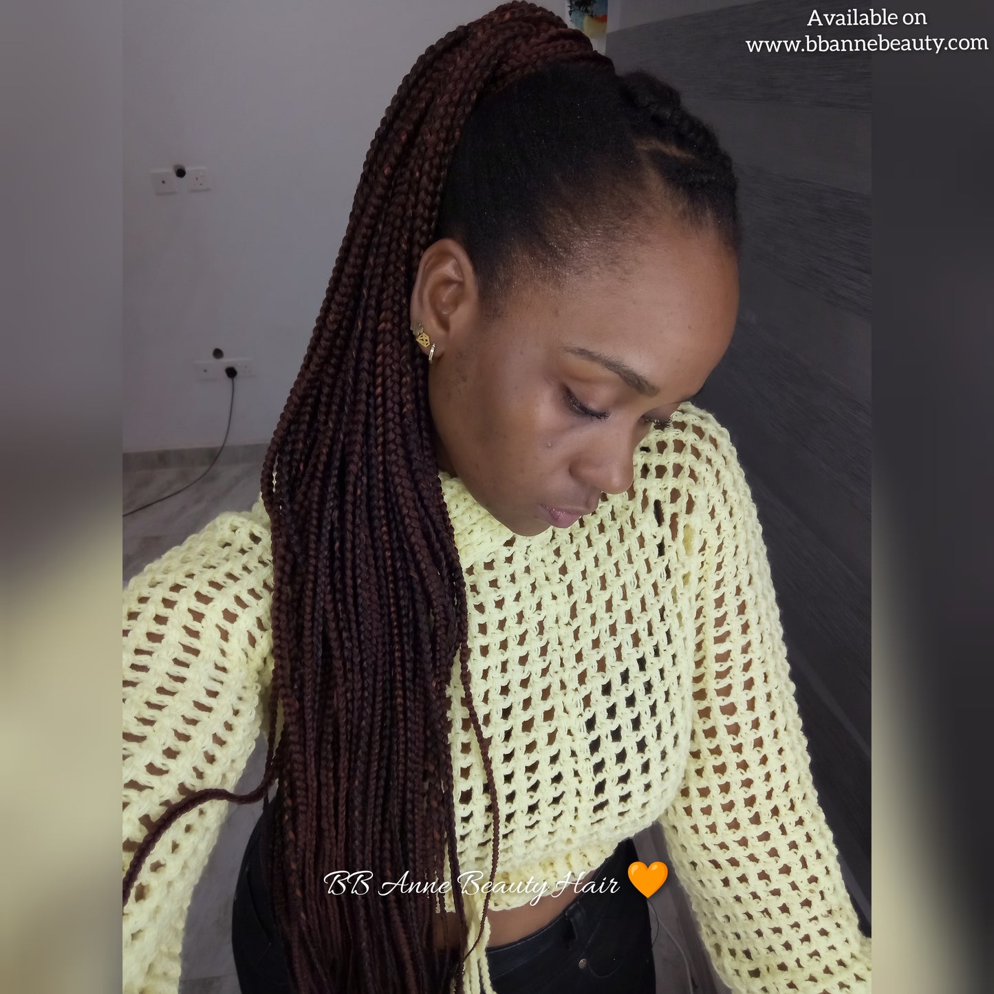BOX BRAIDS PONYTAIL WIG