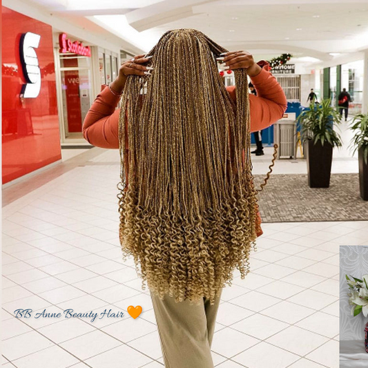 QUEEN A CORNROW CURLY WIG | Closure unit