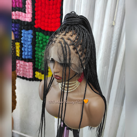 20" SMALL KNOTLESS BRAIDS | Full Lace | 20 inches | Ready-to-ship