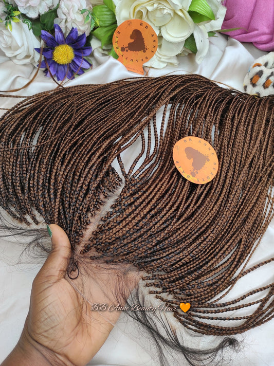 MICRO BOX BRAIDS Topper | Closure or Frontal