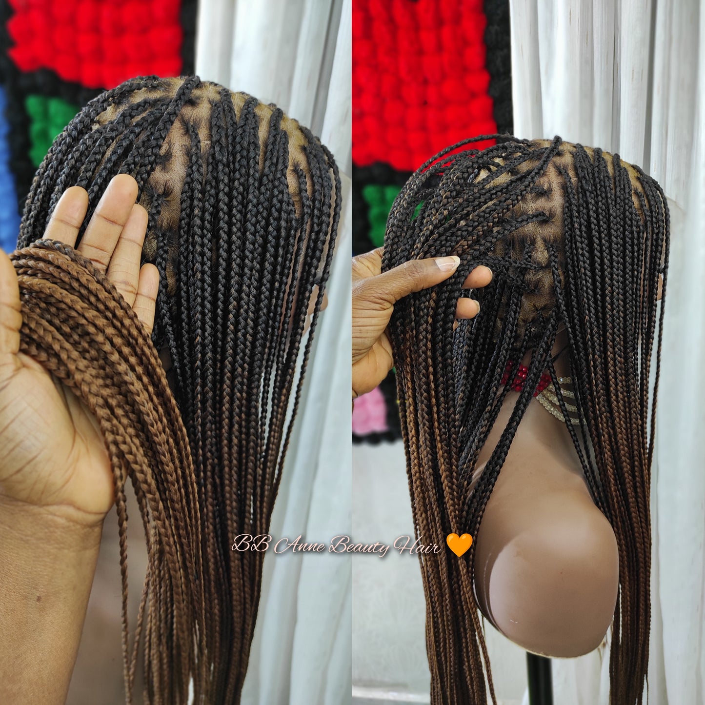 CASSIE | OMBRE Knotless | Full Lace Unit