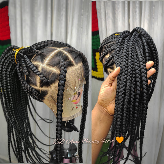 JUMBO SANS NŒUDS | Dentelle intégrale | Cheveux humains