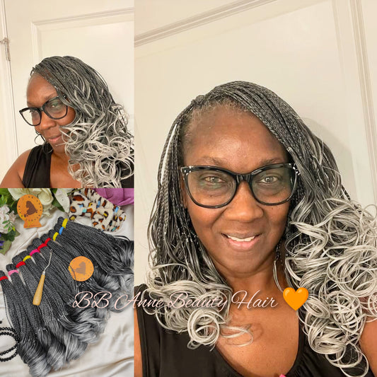 Crochet SILKY CURLY || Crochet Braids | French Curl