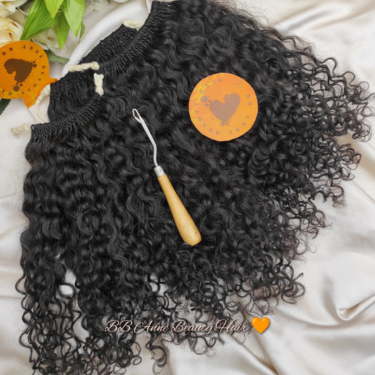 AMARA 100% Human Hair Crochet Braids || BURMESE Curl