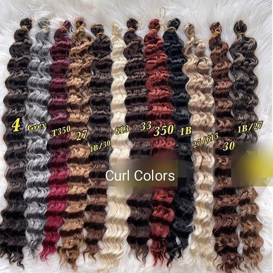 DEEP TWIST HAIR || Unbraided || Synthetic || Curly wavy hair for Boho braids/twists