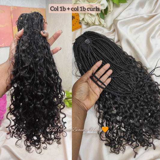 BOHO GODDESS PONYTAIL BRAIDS | PONYTAIL WIG