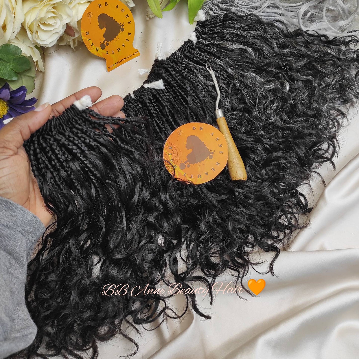 100% HUMAN HAIR BOHO-GODDESS Braids 3X ||Extra Volume || Crochet Braids