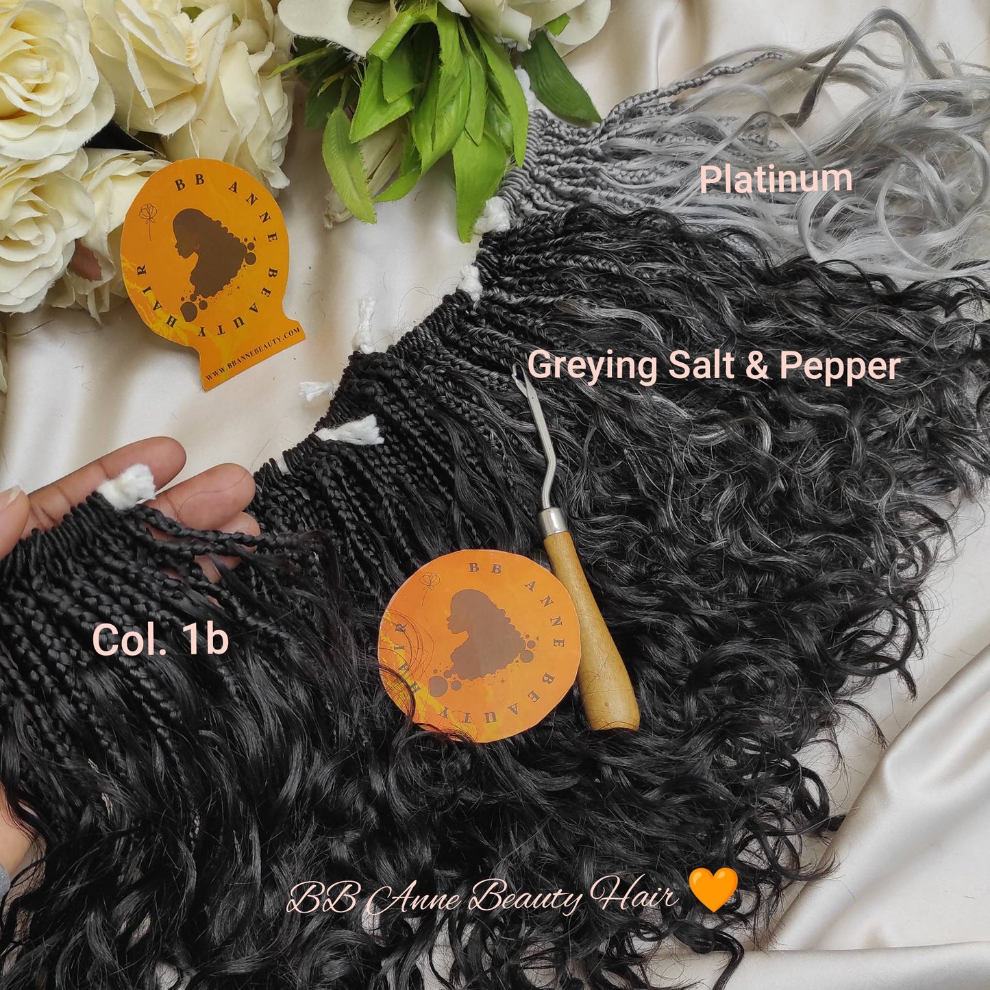 100% HUMAN HAIR BOHO-GODDESS Braids 3X ||Extra Volume || Crochet Braids