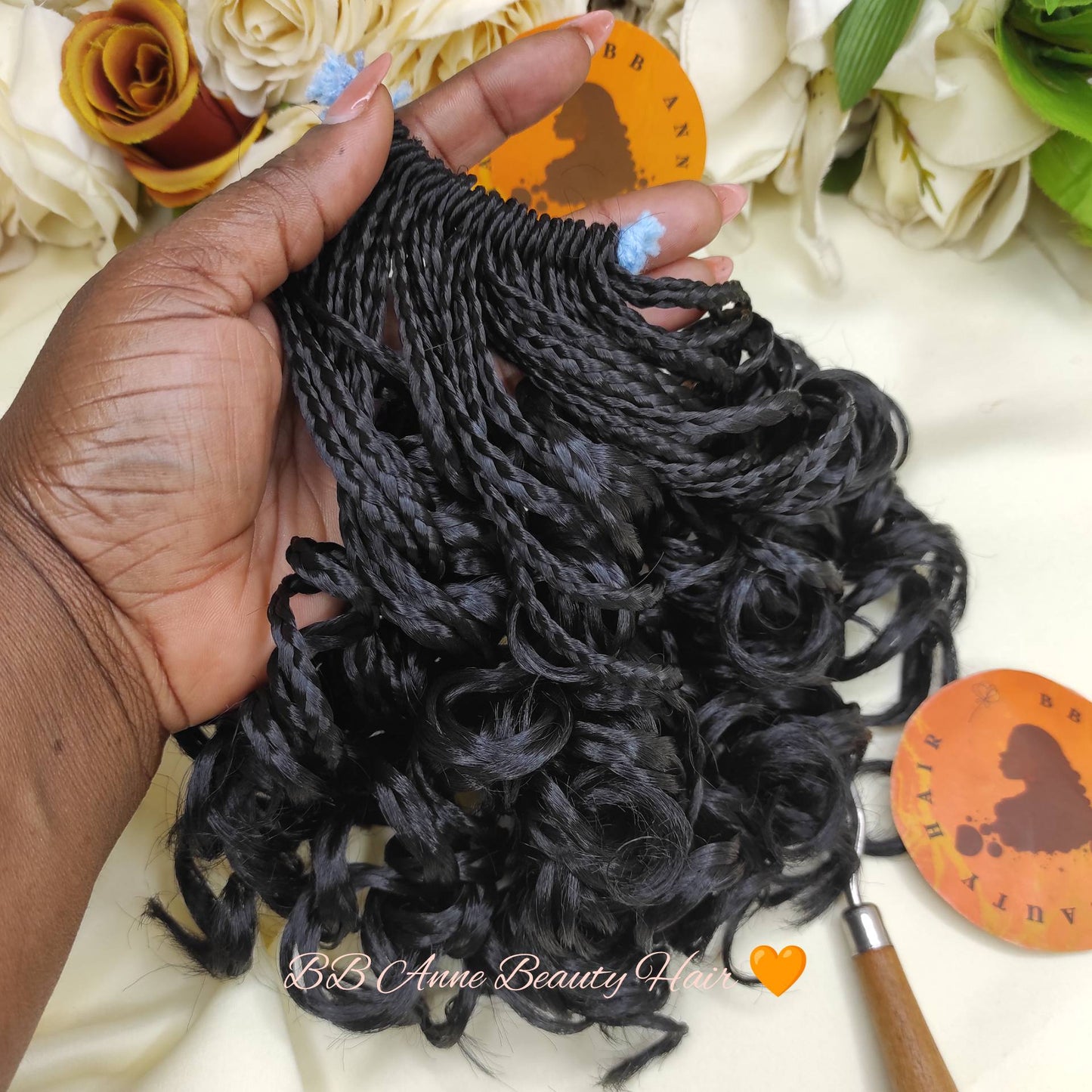 ITALIAN CURLS Mini Braids || Crochet Braids