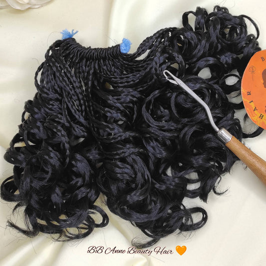 ITALIAN CURLS Mini Braids || Crochet Braids