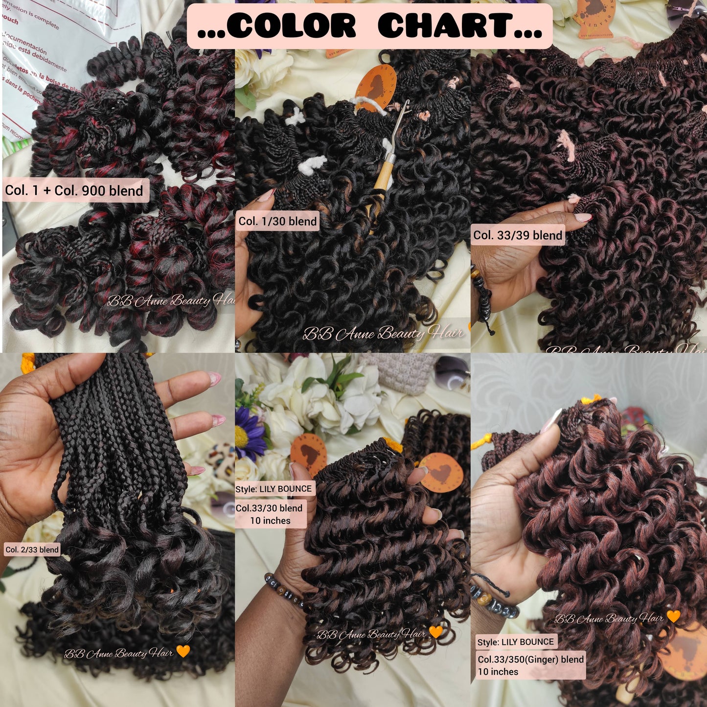 LILY BOUNCE || Tresses au crochet