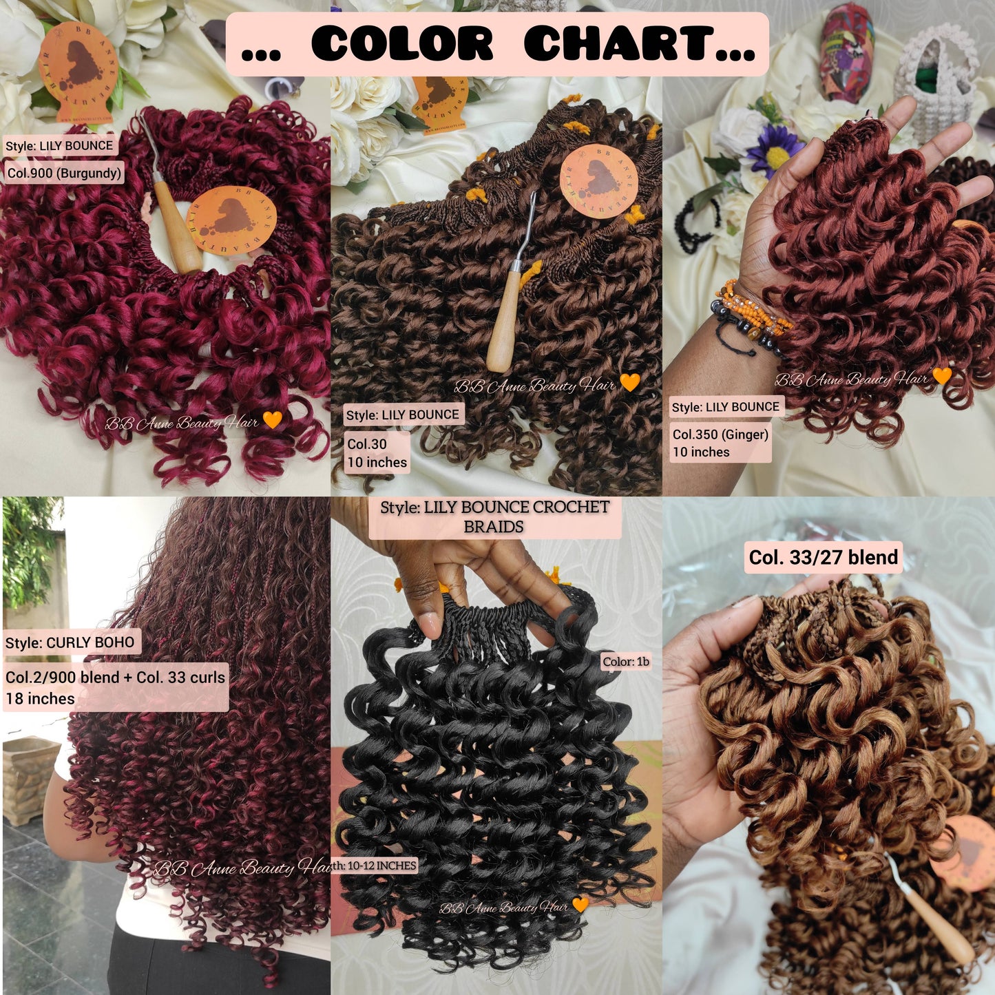 LILY BOUNCE || Tresses au crochet