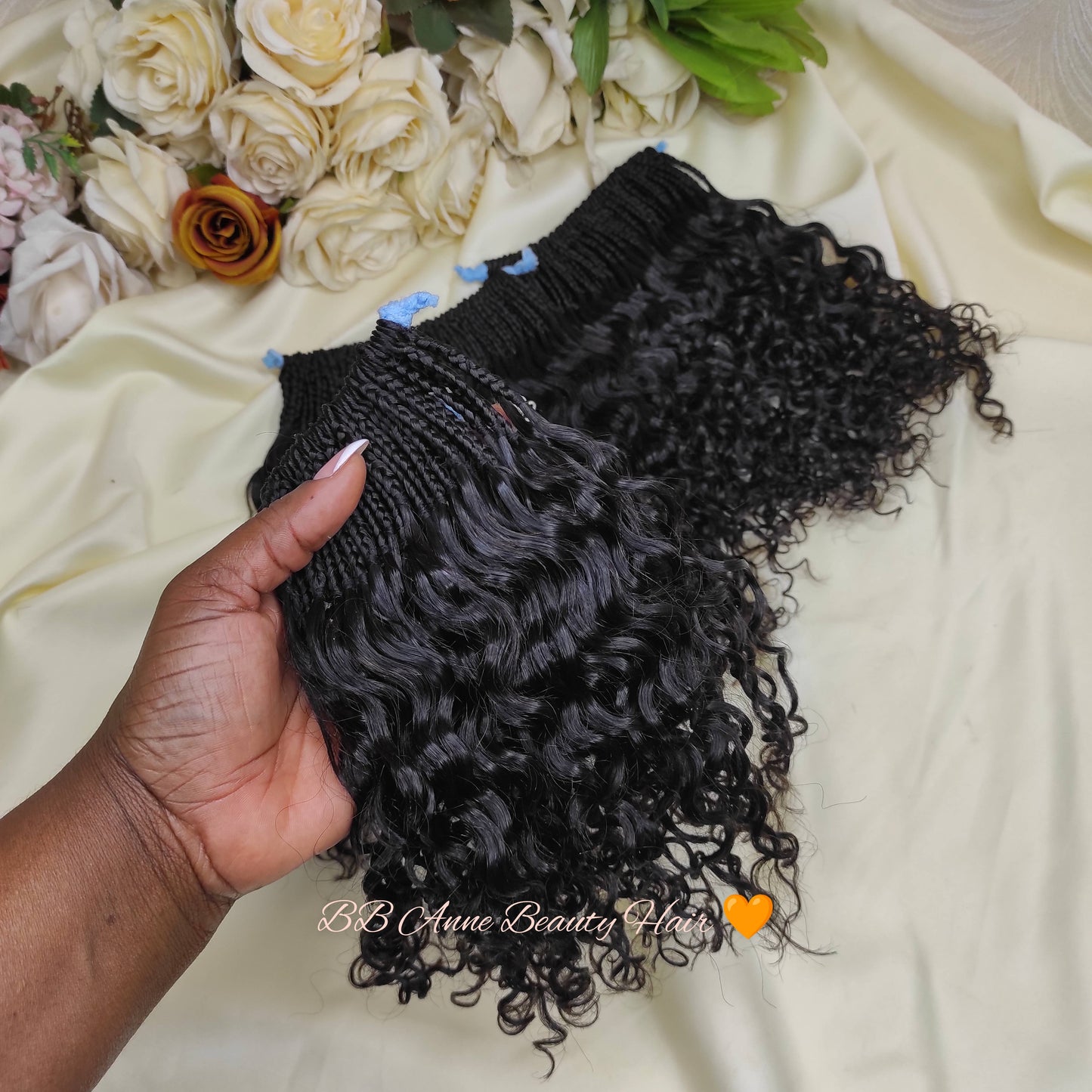 Tranças de crochê AMARA 100% cabelo humano || Cachos DEEP WAVE