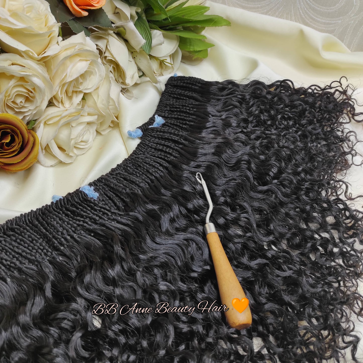 Tranças de crochê AMARA 100% cabelo humano || Cachos DEEP WAVE