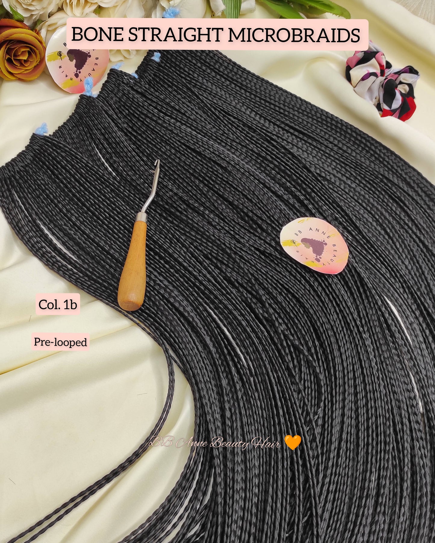 BONE STRAIGHT MICROBRAIDS || Crochet Braids