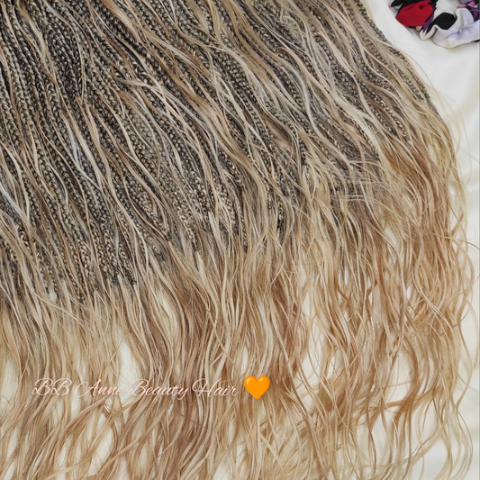 1X BOHO-GODDESS TWISTS WITH HUMAN HAIR BODY WAVE CURLS || Light Volume || Crochet