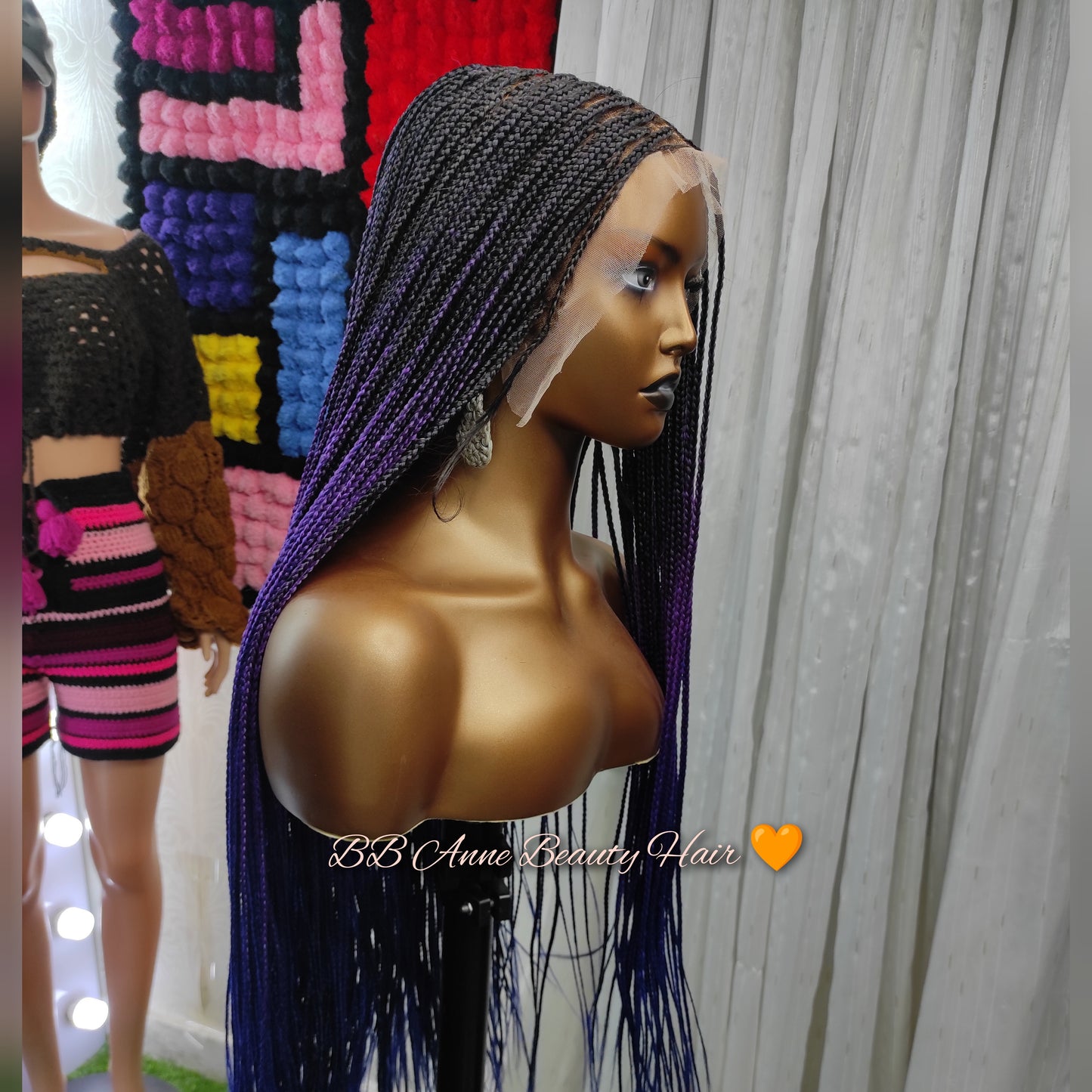 CASSIE | OMBRE Knotless | LACE FRONT