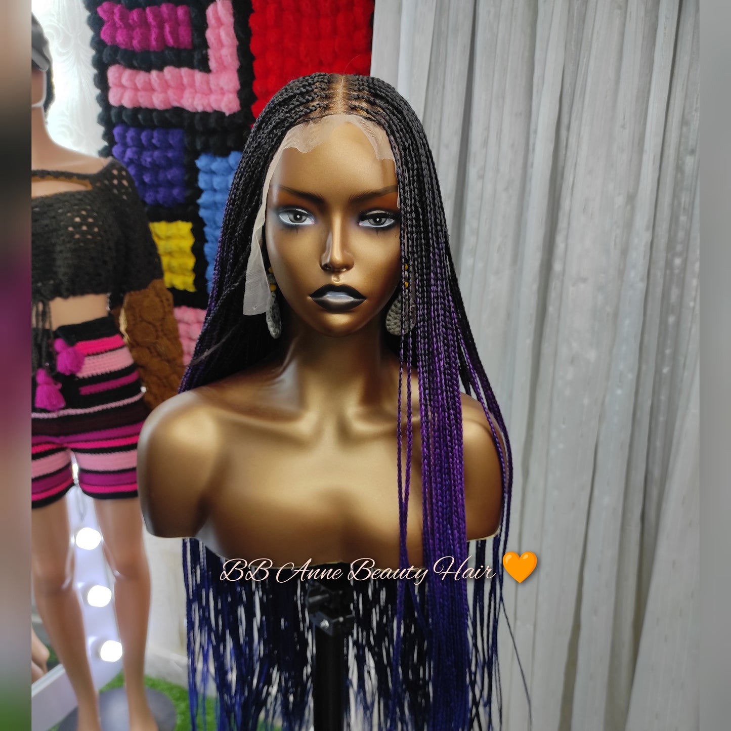 CASSIE | OMBRE Knotless | LACE FRONT