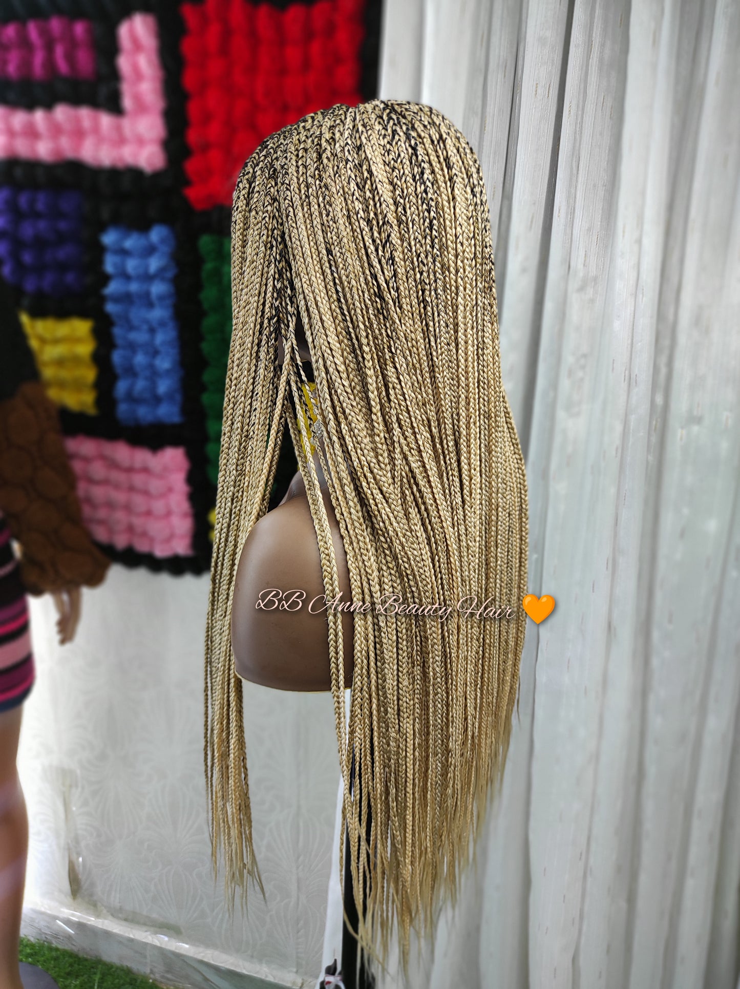26" BLONDE BOMBSHELL | Knotless Braids | 4x4 Closure | READY-TO-SHIP