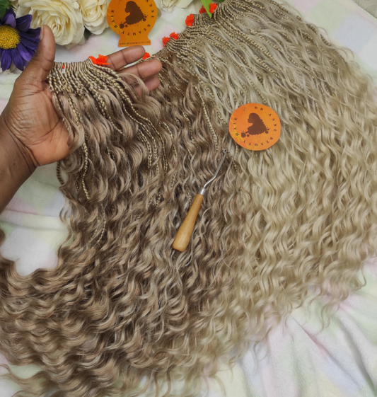 GYPSY BOHEMIAN BOHO || SYNTHETIC Curls || Crochet Braids