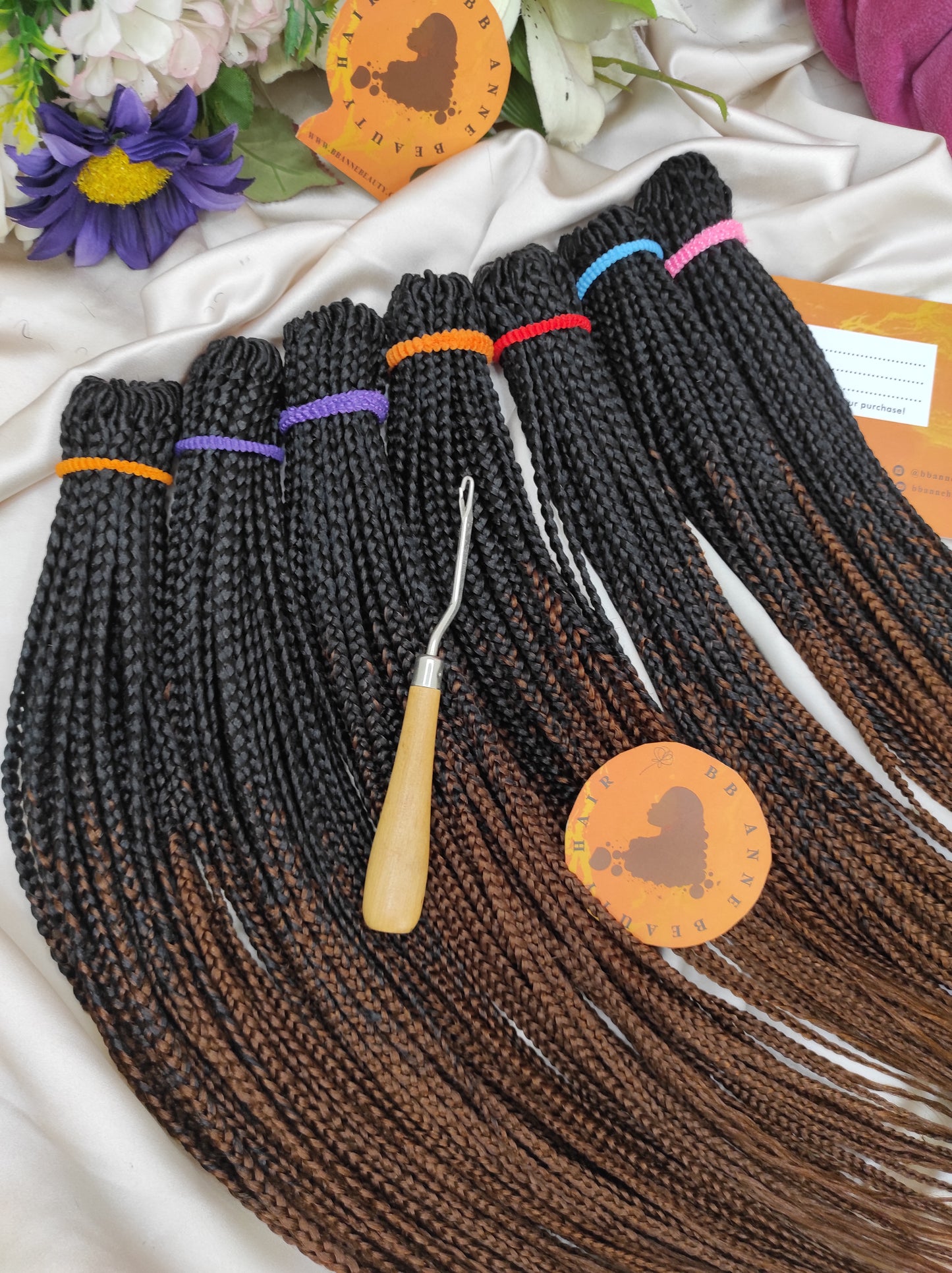 ANNABELLE Maxi Straight || Two-tone (Ombre) braids || Crochet Braids