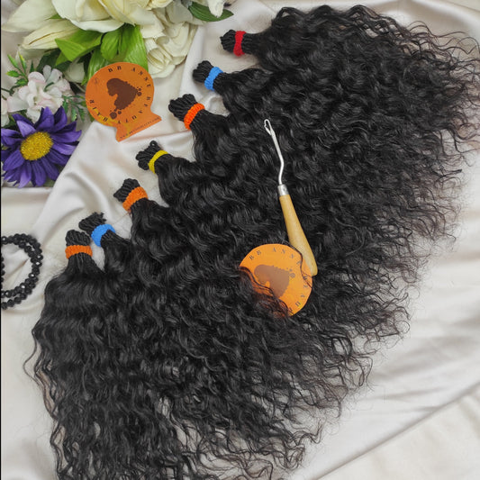 AMARA 100% Human Hair Crochet Braids || DEEP WAVE Curl