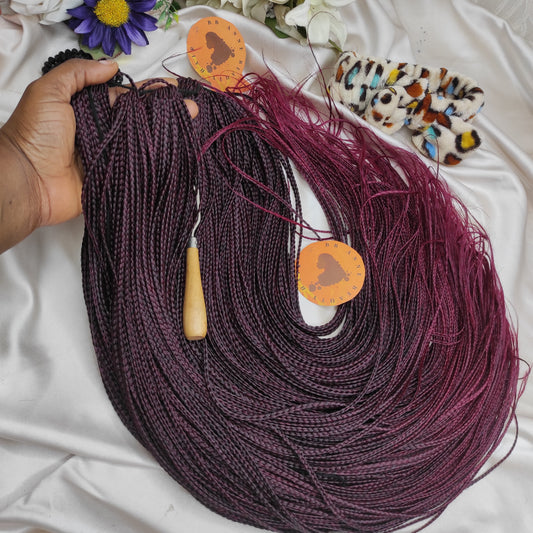 BONE STRAIGHT MICROBRAIDS || Crochet Braids