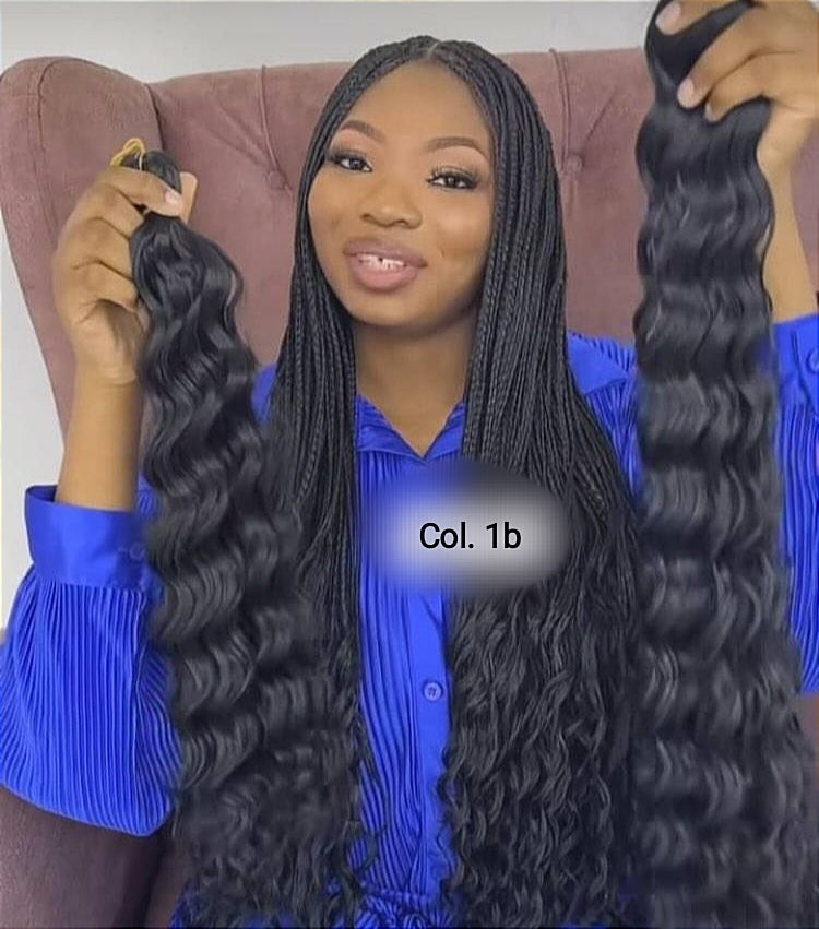 DAHLIA | DEEP WAVE- Synthetic | Closure Wig | 16 inches