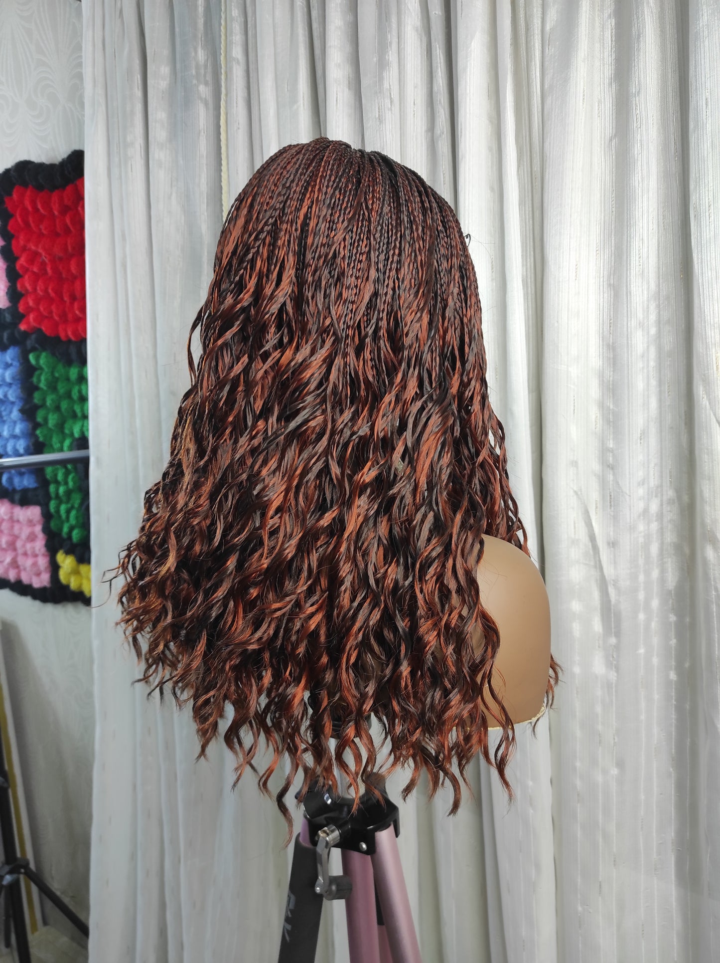 DAHLIA | DEEP WAVE- Synthetic | Closure Wig | 16 inches