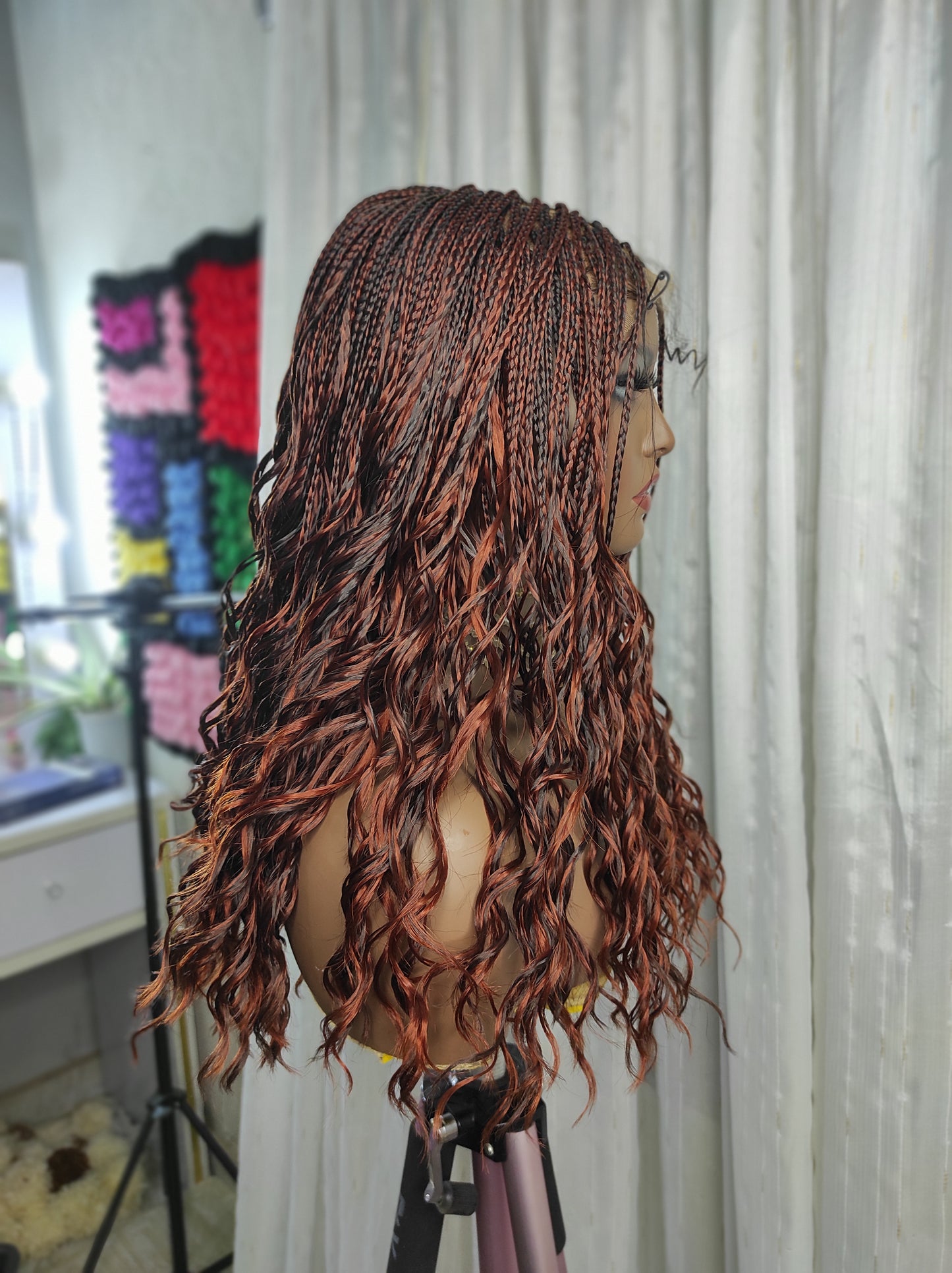 DAHLIA | DEEP WAVE- Synthetic | Closure Wig | 16 inches