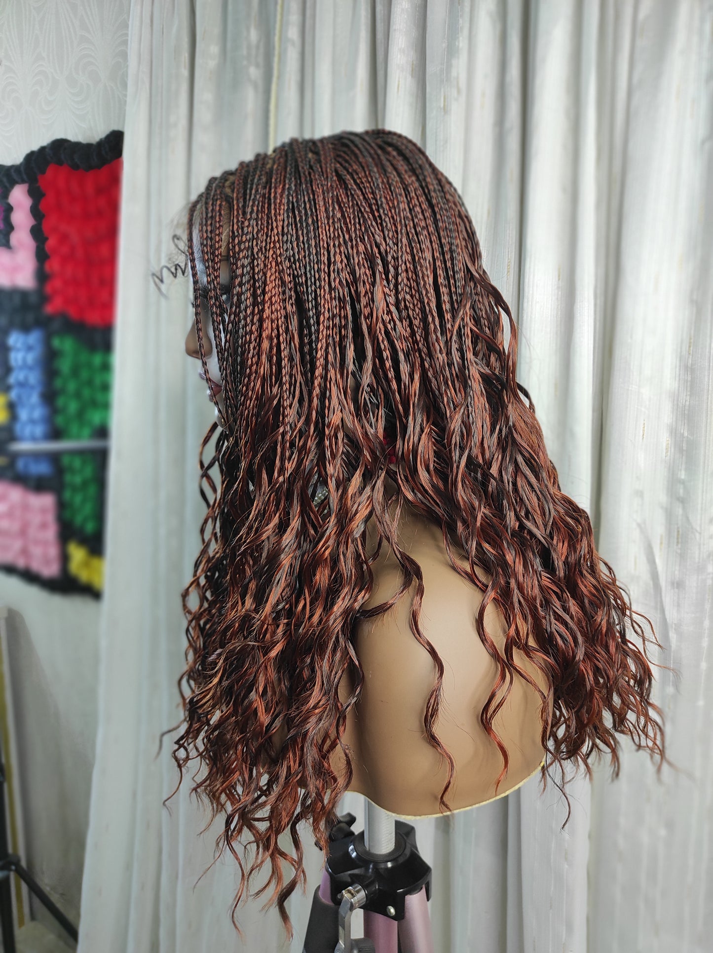 DAHLIA | DEEP WAVE- Synthetic | Closure Wig | 16 inches