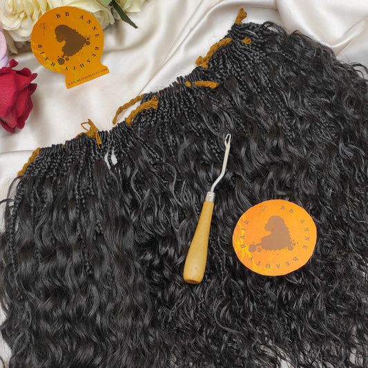 Tresses BOHO-GODDESS extra-volumes || Boucles en cheveux naturels || Tresses au crochet