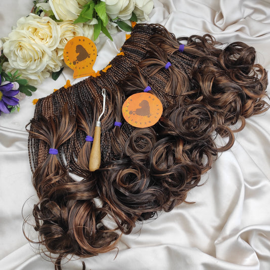 BOHO FRENCH CURL Braids || Crochet Braids