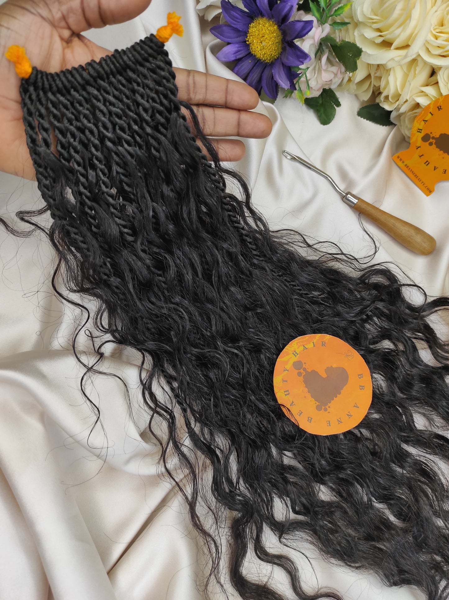 BOHO-GODDESS ISLAND TWISTS 3X ||ULTRA VOLUME || Human Hair Curls || Crochet Braids