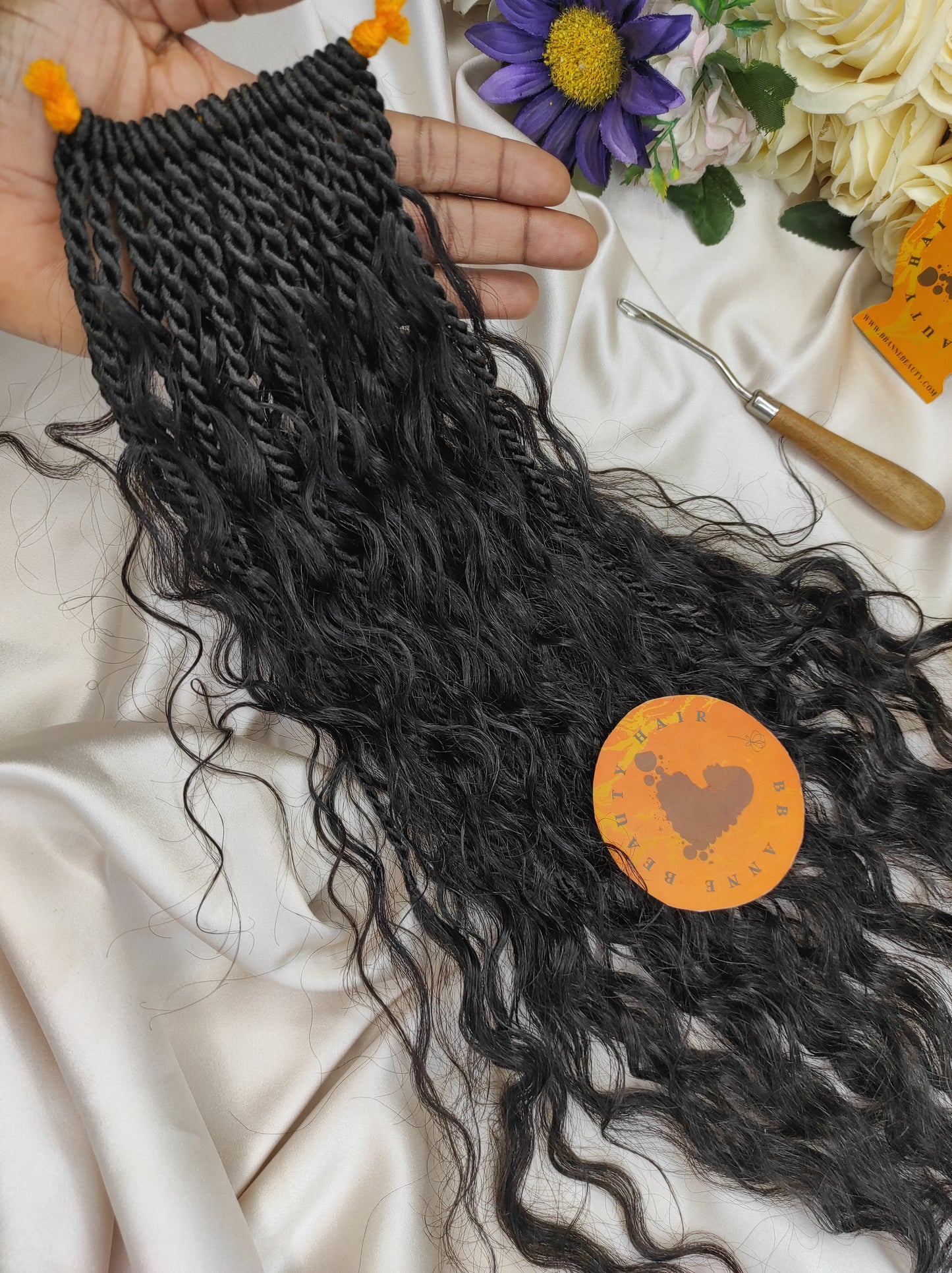 BOHO-GODDESS ISLAND TWISTS 3X ||ULTRA VOLUME || Human Hair Curls || Crochet Braids