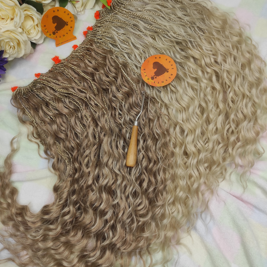GYPSY BOHO-GODDESS CROCHET BRAIDS || With SYNTHETIC DEEP WAVE Curls