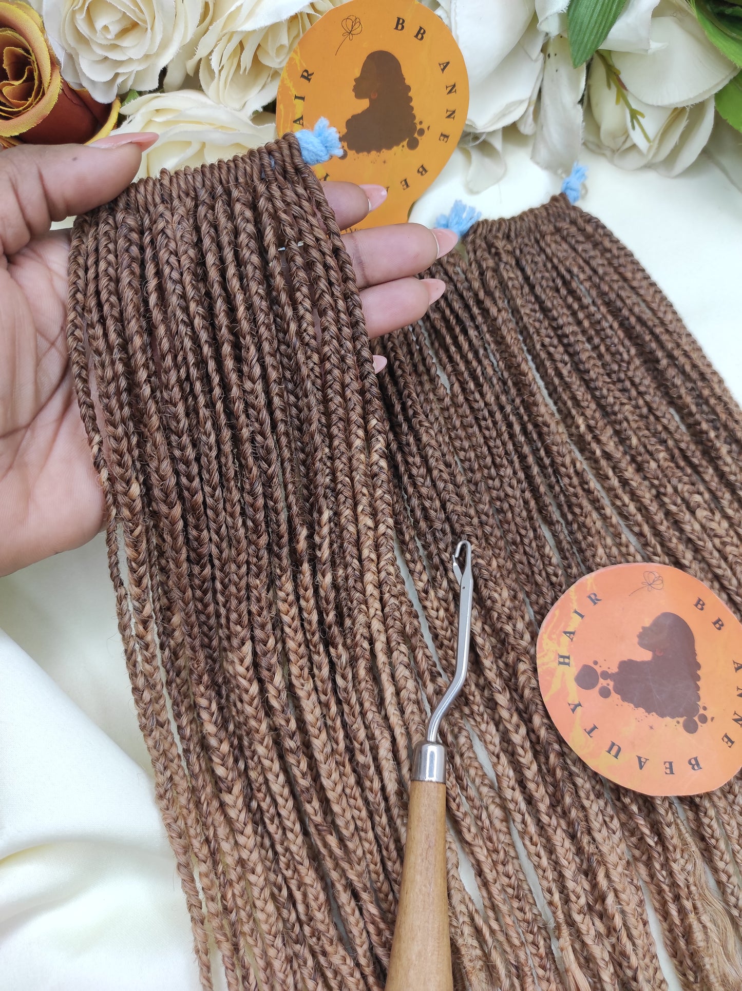 CURLY KINKY 4C MICROBRAIDS || 100% Human hair Crochet