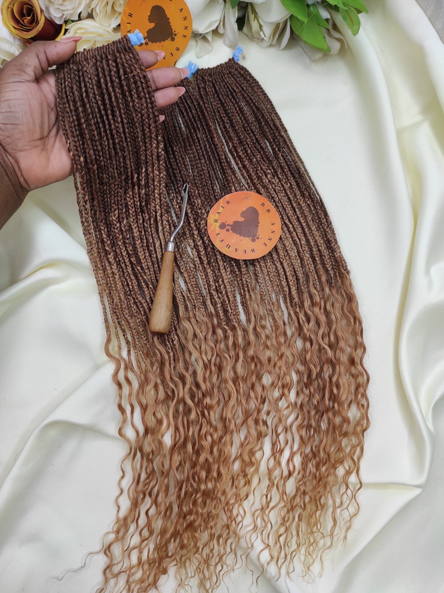 CURLY KINKY 4C MICROBRAIDS || 100% Human hair Crochet